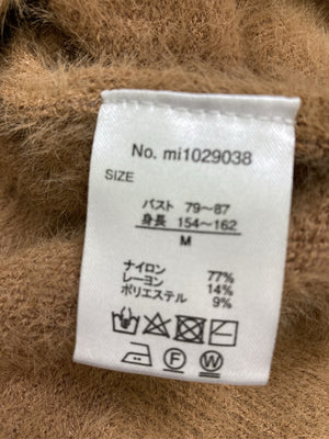 mily bilet/カーディガン/ボレロ/トップス/ブラウン/M