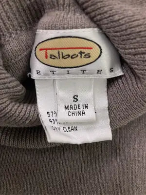 TALBOTS/タルボッツ/ニット/セーター/トップス/ブラウン/S
