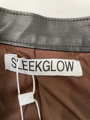 SLEEKGLOW/レザージャケット/ジャケット/アウター/ブラック