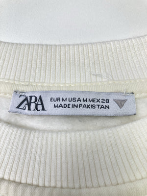 ZARA/ザラ/スウェット/トップス/ホワイト/EUR M/USA M/ MEX 28