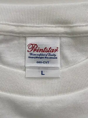 Printstar/プリントスター/Tシャツ/カットソー/トップス/ホワイト/L