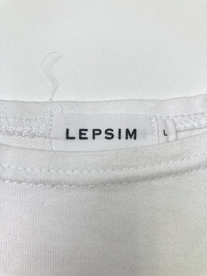 LEPSIM/レプシィム/Tシャツ/カットソー/トップス/ホワイト/L