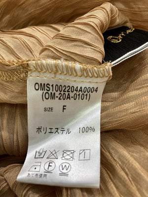 Omekashi/オメカシ/Tシャツ/カットソー/トップス/ブラウン/F