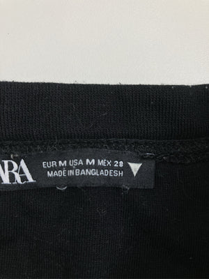 ZARA/ザラ/スウェット/トップス/ブラック/EUR M/USA M/ MEX 28