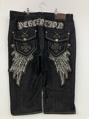 IMPERIOUS/デニムパンツ/パンツ/ブラック/W40XL32