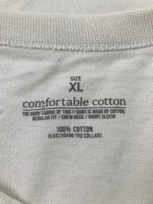 comfortable cotton/Tシャツ/カットソー/トップス/アイボリー/XL