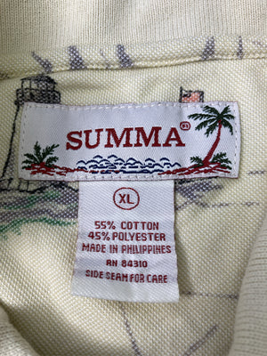 SUMMA/ポロシャツ/トップス/イエロー/XL