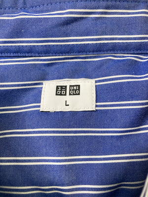 UNIQLO/ユニクロ/シャツ/ブラウス/トップス/ネイビー/L