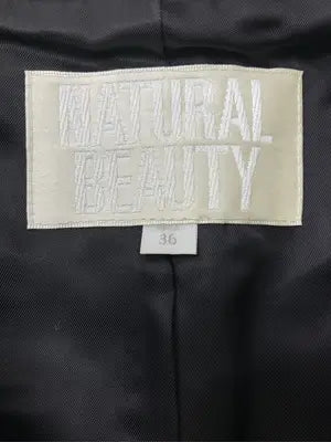NATURAL BEAUTY/ナチュラルビューティー/ノーカラージャケット/ジャケット/アウター/ブラック/36