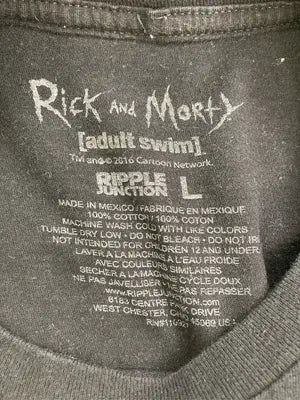 Rick&Morfy/Tシャツ/カットソー/トップス/ブラック/L