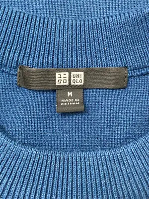 UNIQLO/ユニクロ/ニット/セーター/トップス/ネイビー/M