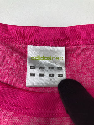adidas neo/アディダスネオ/Tシャツ/カットソー/トップス/ピンク/L