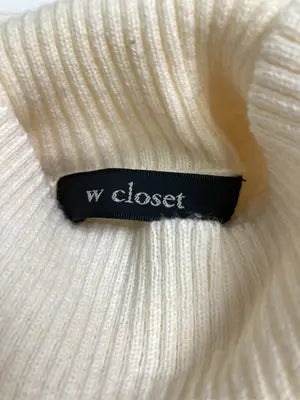 w closet/ダブルクローゼット/ニット/セーター/トップス/アイボリー