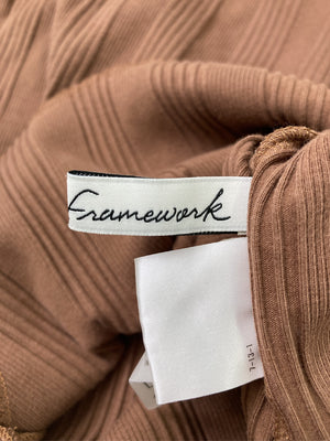 FRAMeWORK/フレームワーク/ニット/セーター/トップス/ブラウン