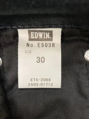 EDWIN/エドウィン/その他パンツ/パンツ/ブラック/30
