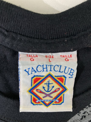 YACHTCLUB/Tシャツ/カットソー/トップス/ブラック/L