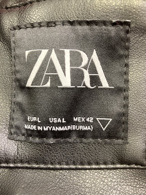 ZARA/ザラ/スタジャン/ジャケット/アウター/ブラック/EUR L/USA L/MEX 42