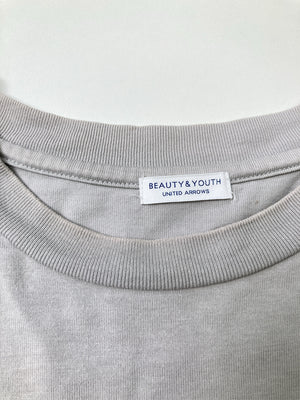 BEAUTY&YOUTH/ビューティーアンドユース/Tシャツ/カットソー/トップス/グレー/M