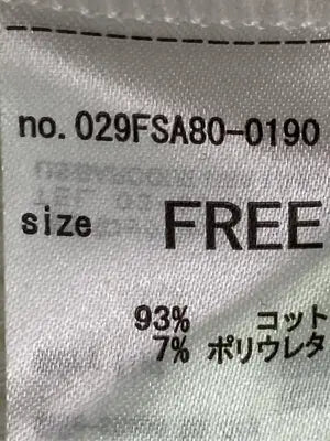 MOUSSY/マウジー/ノースリーブ/トップス/アイボリー/FREE