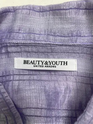 BEAUTY&YOUTH/ビューティーアンドユース/シャツ/ブラウス/トップス/パープル