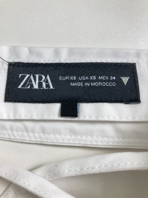 ZARA/ザラ/シャツ/ブラウス/トップス/ホワイト/XS