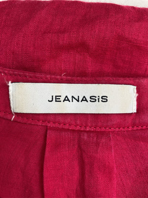 JEANASIS/ジーナシス/シャツ/ブラウス/トップス/レッド/F