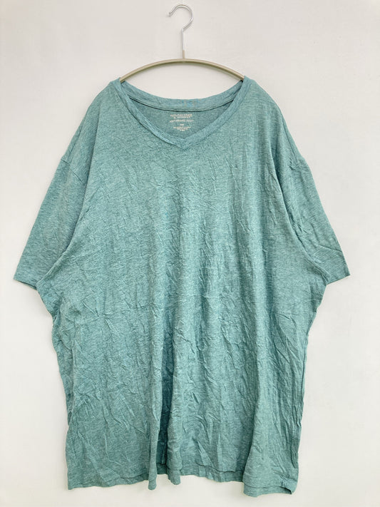 ROUNDTREE &YORKE/ラウンドツリーアンドヨーク/Tシャツ/カットソー/トップス/ブルー/2XB