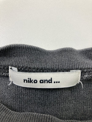 niko and .../ニコアンド/Tシャツ/カットソー/トップス/グレー/M