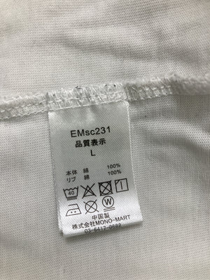 Tシャツ/カットソー/トップス/ホワイト/L