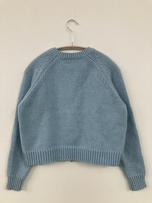 ニット/セーター/トップス/スカイブルー