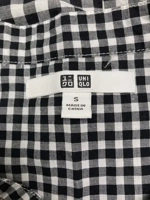 UNIQLO/ユニクロ/シャツワンピース/ワンピース/ドレス/ブラック/S
