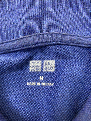 UNIQLO/ユニクロ/ポロシャツ/トップス/ブルー/M