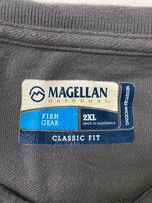 MAGELLAN/マゼラン/ポロシャツ/トップス/グレー/2XL