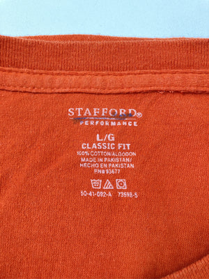 STAFFORD/スタッフォード/Tシャツ/カットソー/トップス/オレンジ/L
