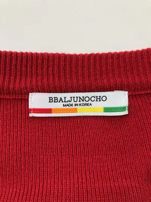 BBALJUNOCHO/バルジュノチョ/カーディガン/ボレロ/トップス/レッド
