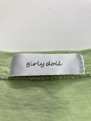 girly doll/ガーリードール/Tシャツ/カットソー/トップス/ライトグリーン