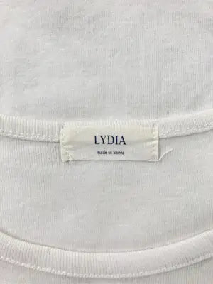 LYDIA/リディア/Tシャツ/カットソー/トップス/ホワイト