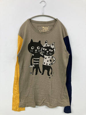LALACUB/ララキューブ/Tシャツ/カットソー/トップス/ベージュ/Free