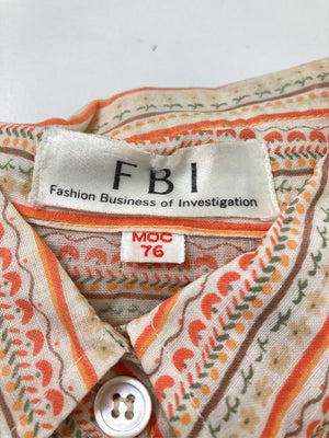 FBI/シャツ/ブラウス/トップス/オレンジ/76