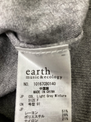 earth music&ecology/アースミュージックアンドエコロジー/Tシャツ/カットソー/トップス/グレー/F