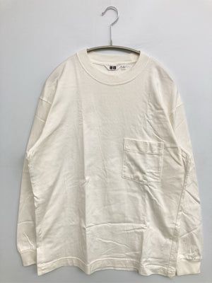 UNIQLO U/ユニクロユー/Tシャツ/カットソー/トップス/ホワイト/S