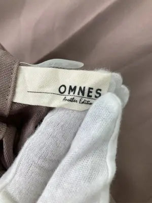 OMNES/オムネス/スラックス/パンツ/ブラウン