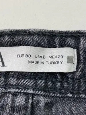 ZARA/ザラ/デニムパンツ/パンツ/ブラック/EUR 38 USA 6 MEX 28