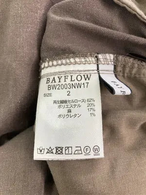 BAYFLOW/ベイフロー/その他パンツ/パンツ/ブラウン/2