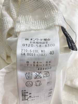 vingtrois/バントロワ/ノースリーブ/トップス/ホワイト/40