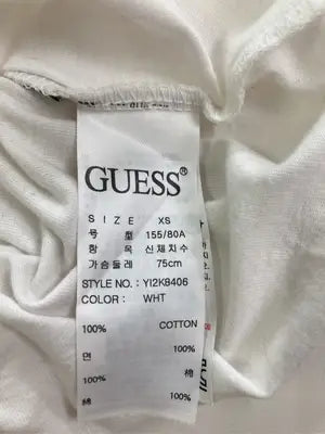 GUESS/ゲス/Tシャツ/カットソー/トップス/ホワイト/XS