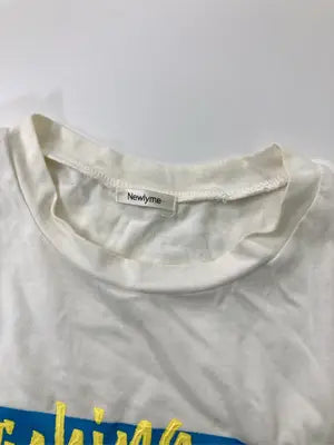 Newlyme/ニューリーミー/Tシャツ/カットソー/トップス/ホワイト/L