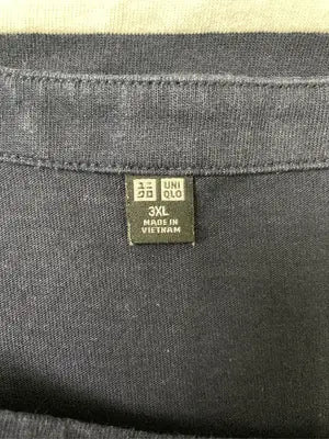 UNIQLO/ユニクロ/Tシャツ/カットソー/トップス/ブラック/3XL