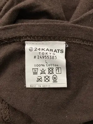 24KARATS/トゥエンティーフォーカラッツ/Tシャツ/カットソー/トップス/ブラウン/L