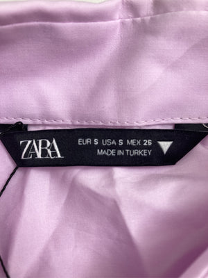 ZARA/ザラ/シャツ/ブラウス/トップス/パープル/S